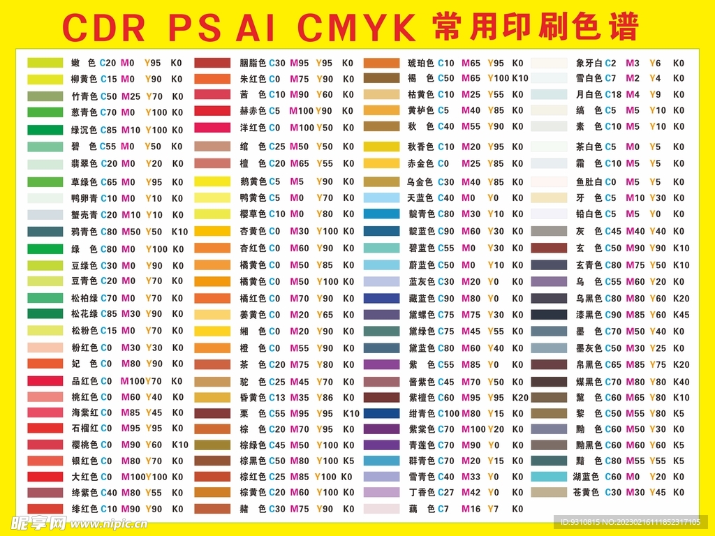 常用颜色对照表 AI 漫剧新手必看:AI 制作连贯镜头与空间结构全攻略