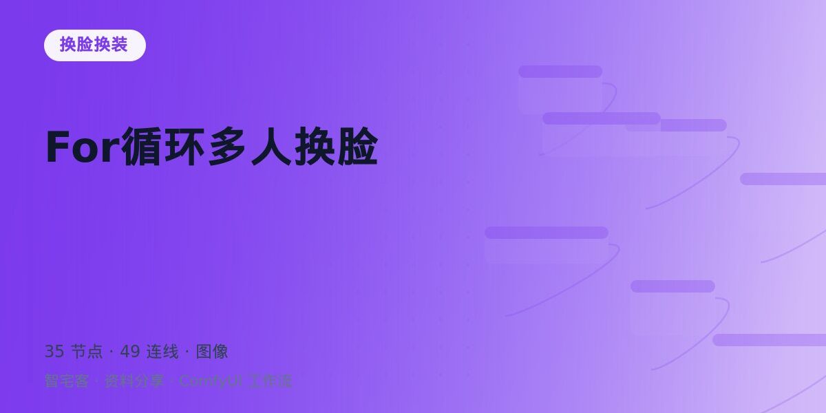For循环多人换脸 封面