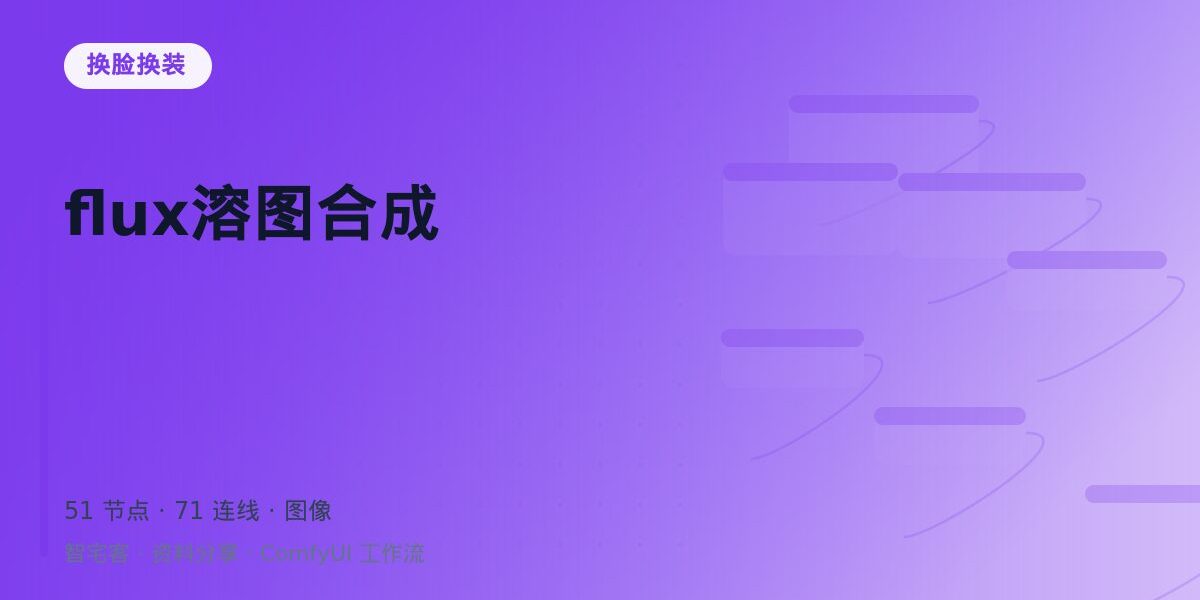 flux溶图合成 封面