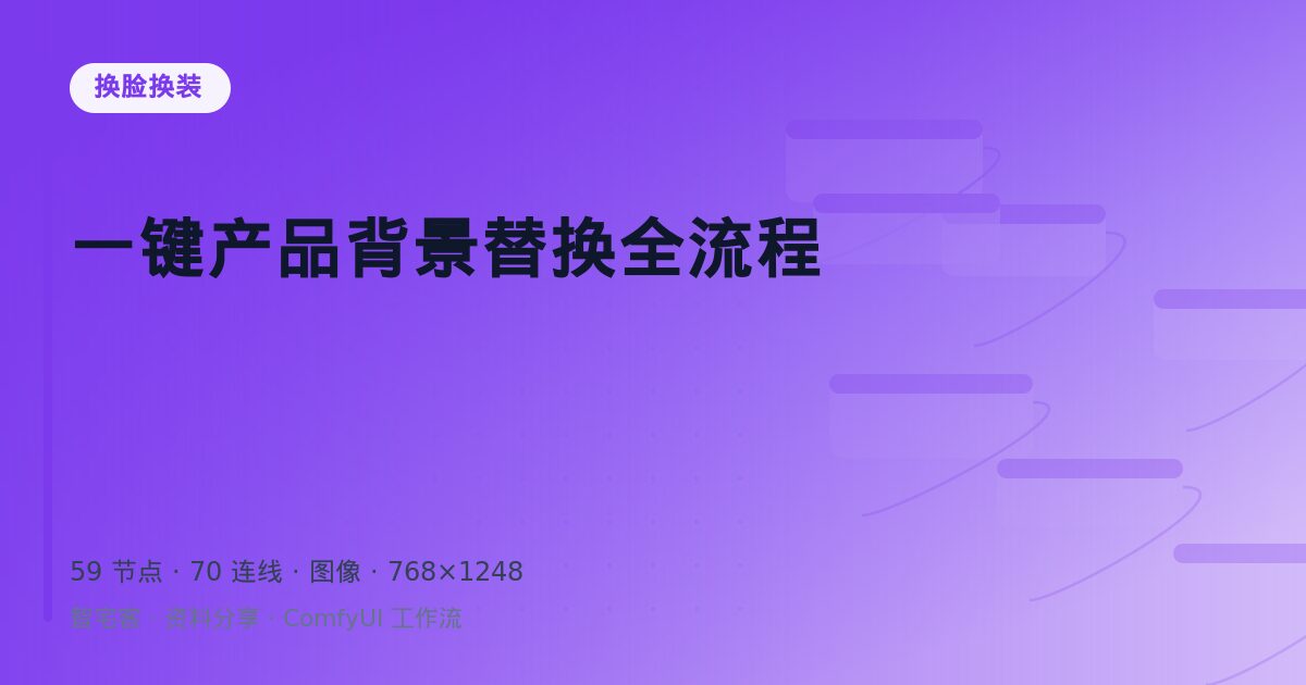 一键产品背景替换全流程