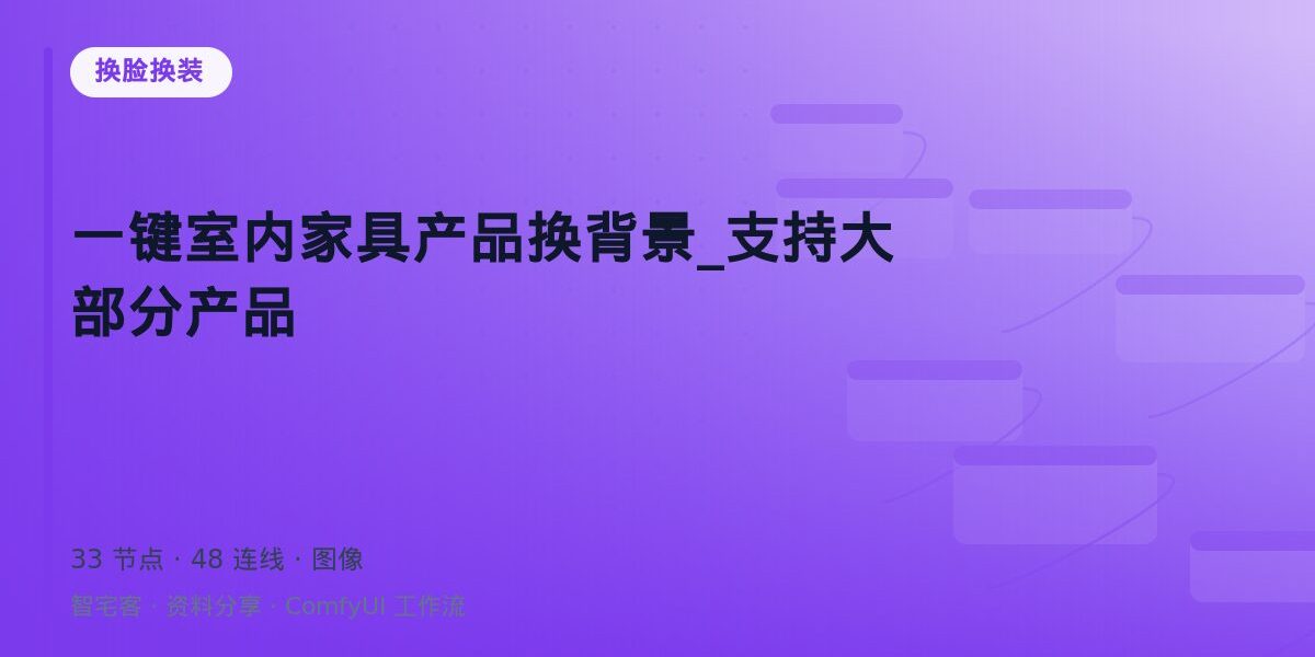 一键室内家具产品换背景_支持大部分产品 封面