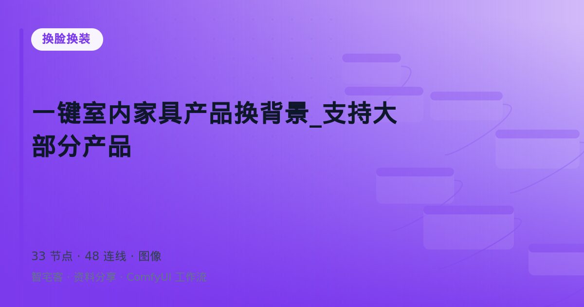一键室内家具产品换背景_支持大部分产品