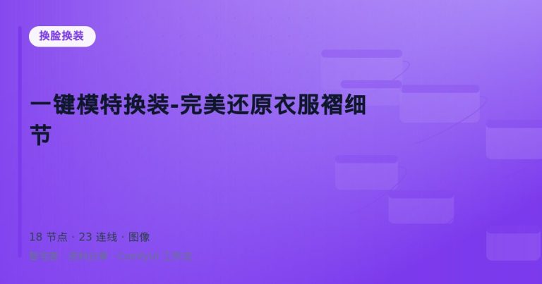 一键模特换装-完美还原衣服褶细节