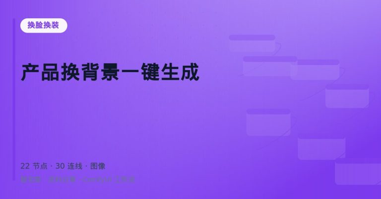产品换背景一键生成