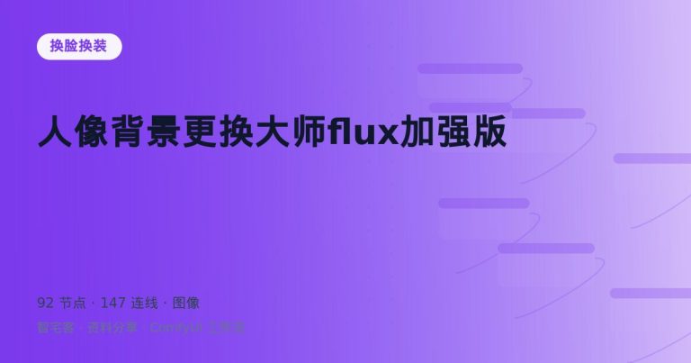 人像背景更换大师flux加强版