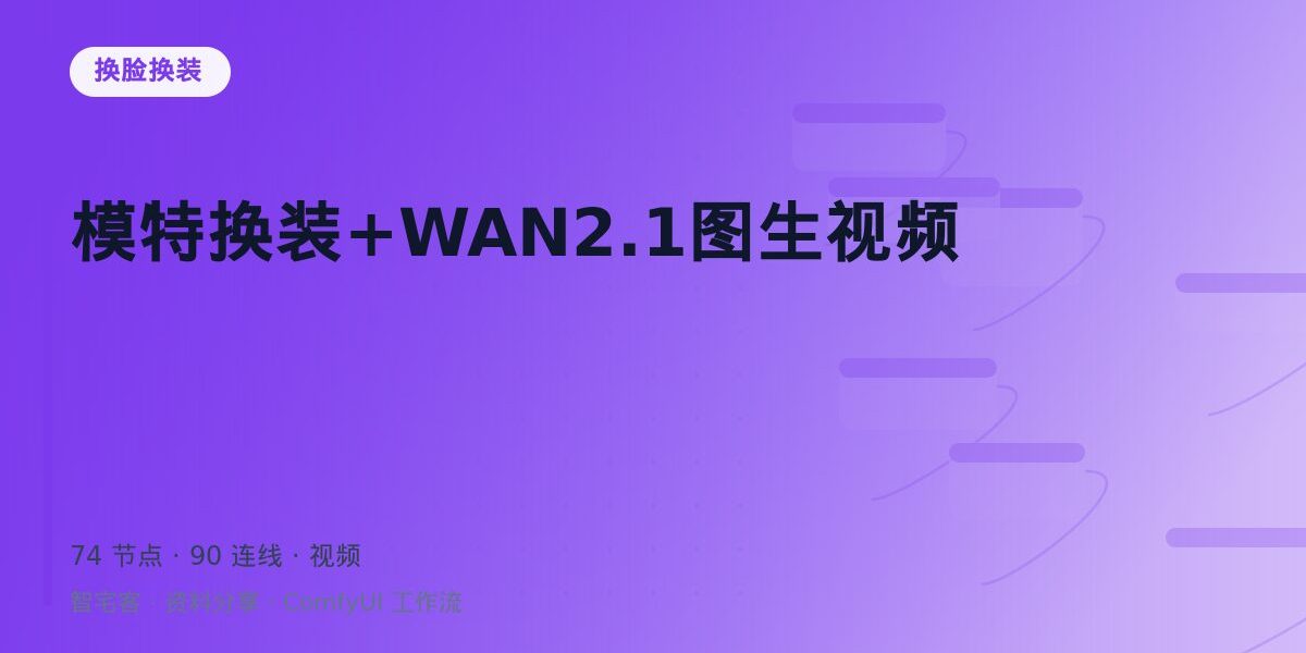 模特换装+WAN2.1图生视频 封面