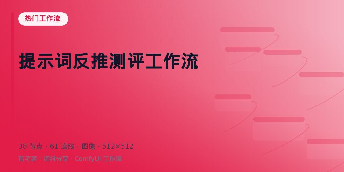 提示词反推测评工作流 封面
