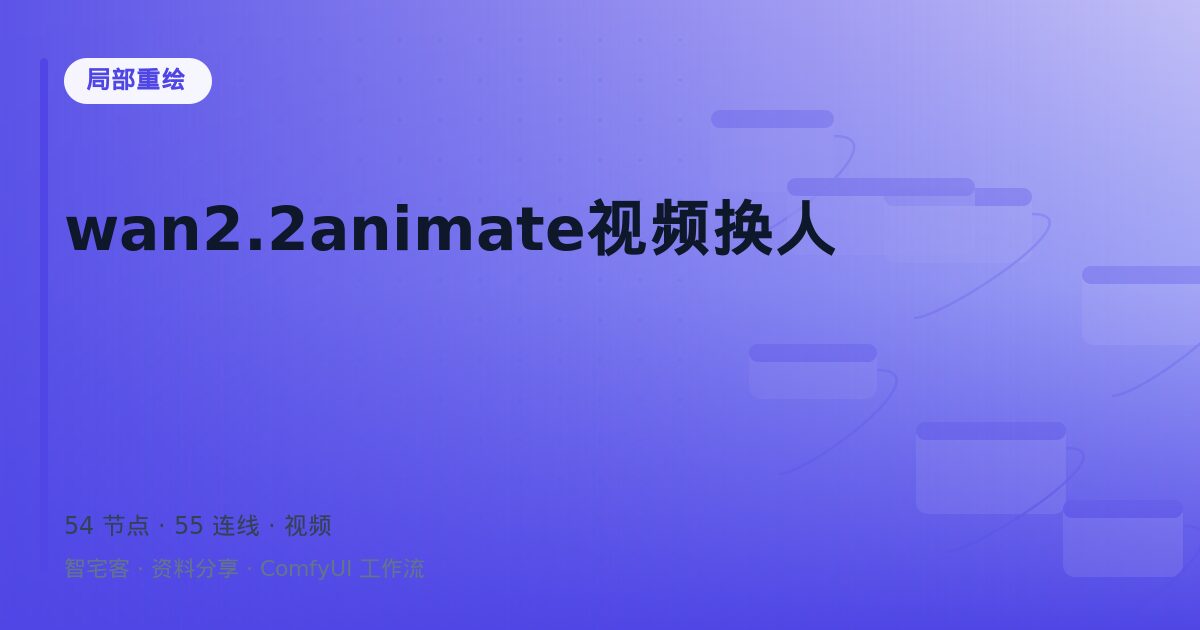 wan2.2animate视频换人