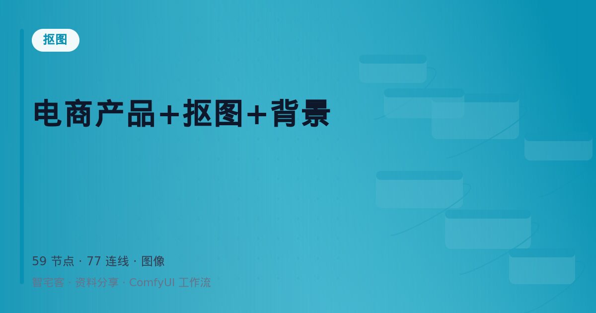 电商产品+抠图+背景