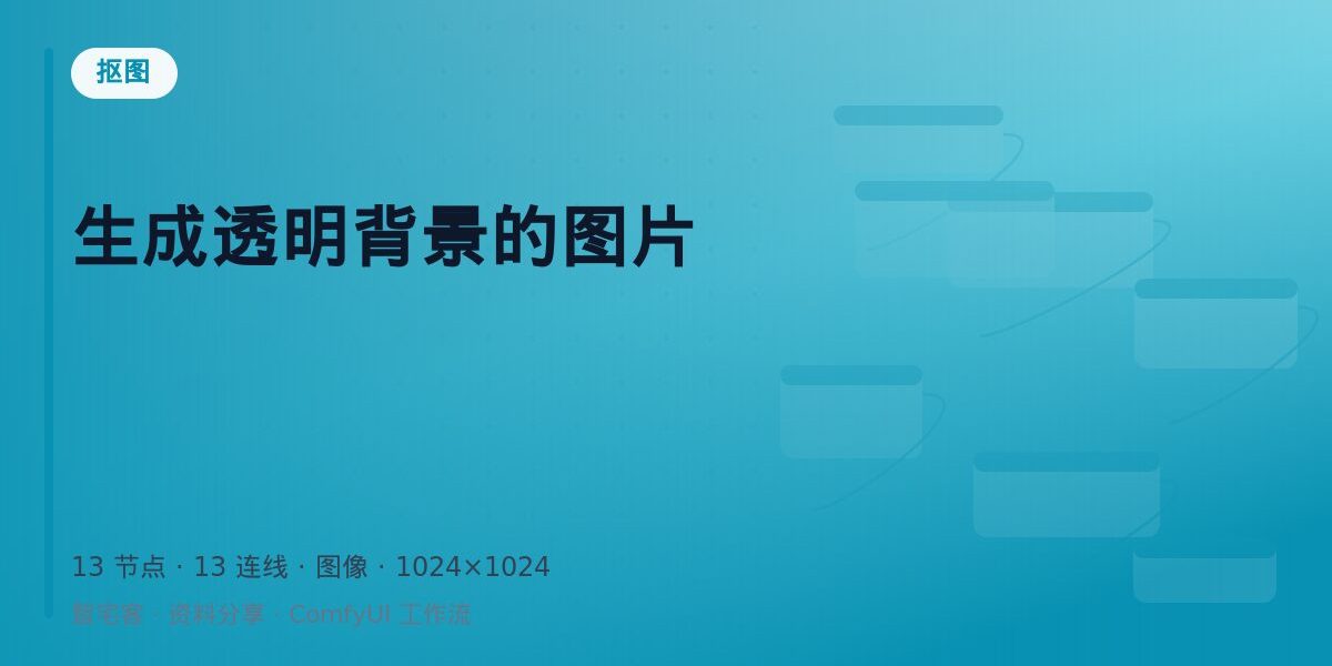 生成透明背景的图片 封面