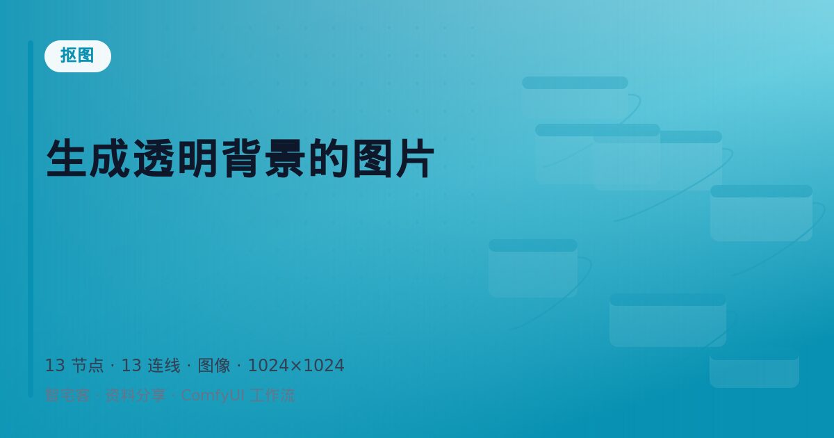 生成透明背景的图片