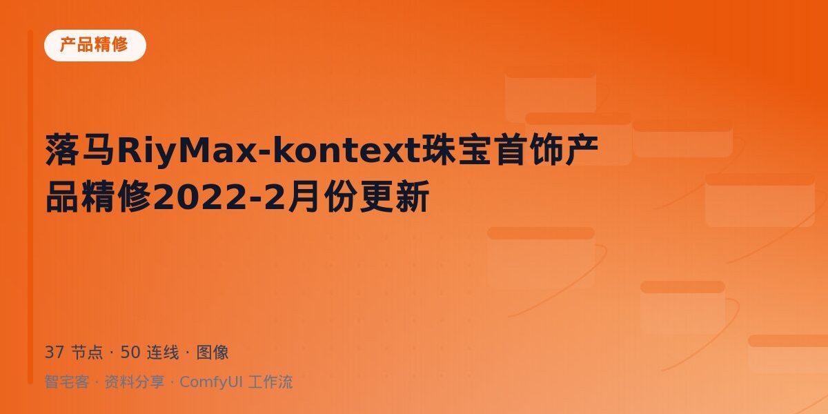 落马RiyMax-kontext珠宝首饰产品精修2022-2月份更新 封面