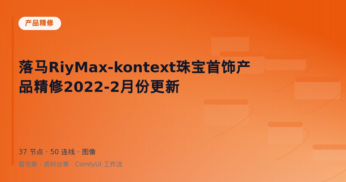 落马RiyMax-kontext珠宝首饰产品精修2022-2月份更新