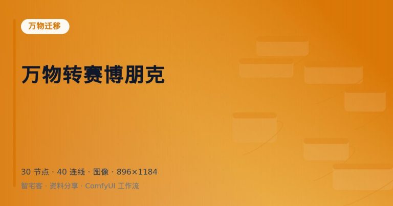 万物转赛博朋克