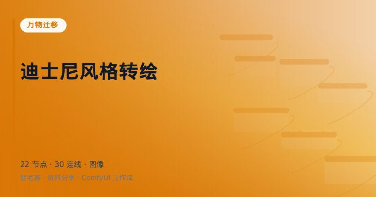 迪士尼风格转绘