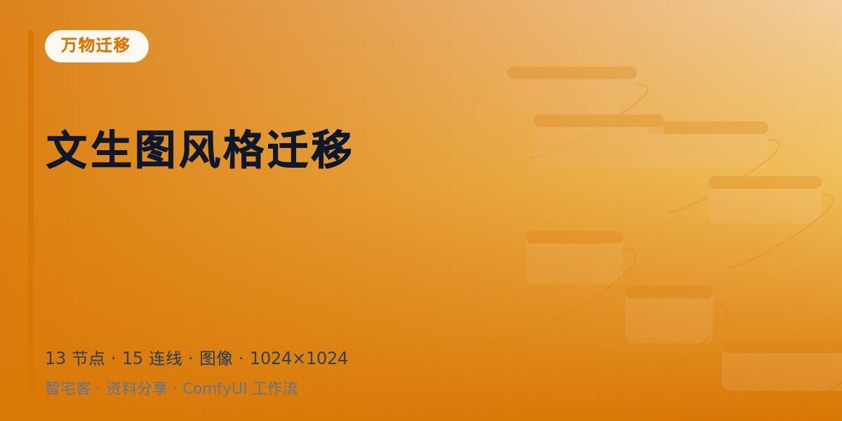 文生图风格迁移 封面