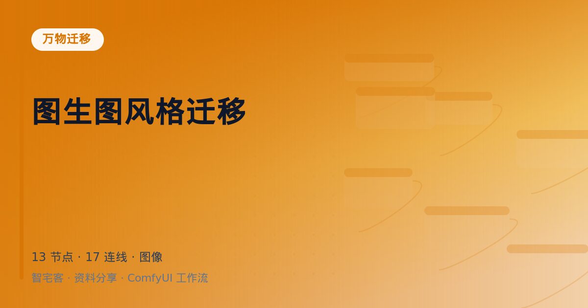 图生图风格迁移