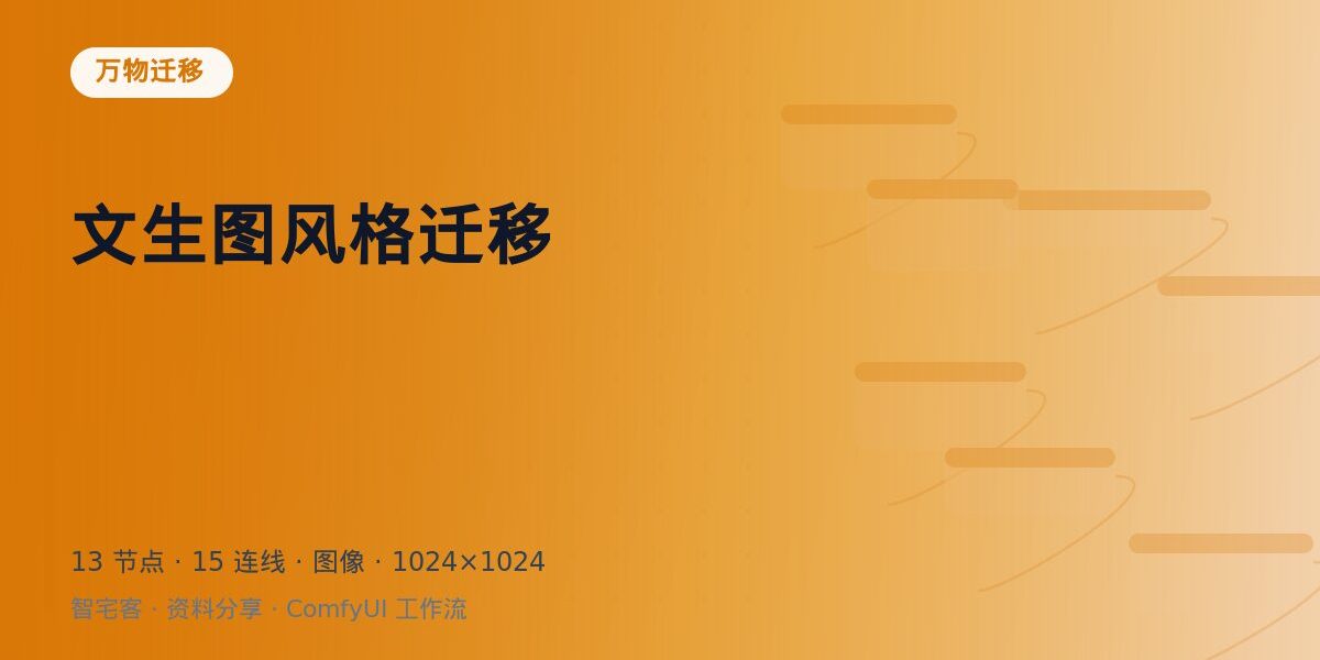 文生图风格迁移 封面
