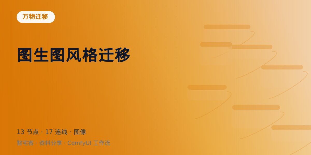 图生图风格迁移 封面