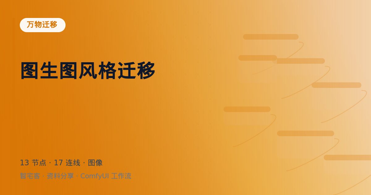图生图风格迁移