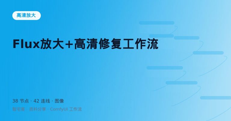 Flux放大+高清修复工作流