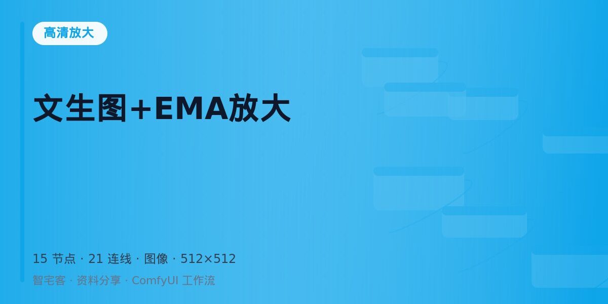 文生图+EMA放大 封面