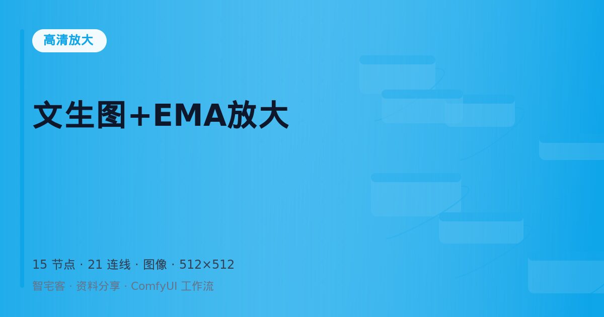 文生图+EMA放大