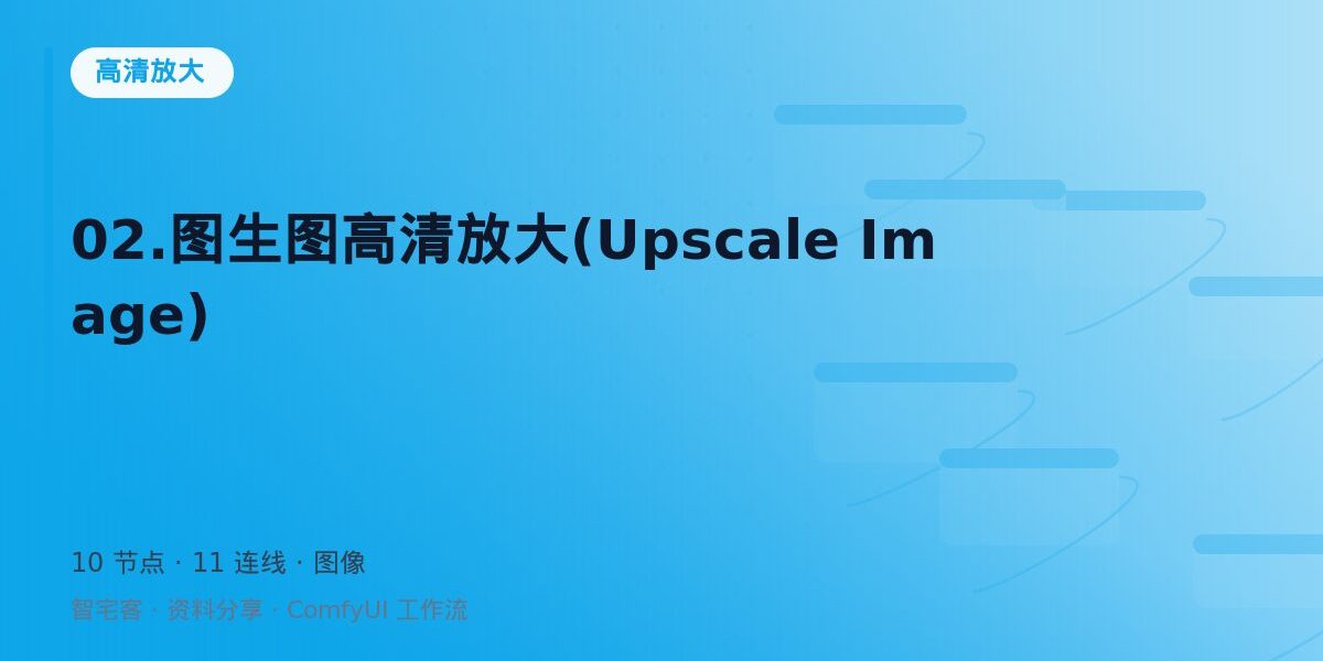 02.图生图高清放大(Upscale Image) 封面