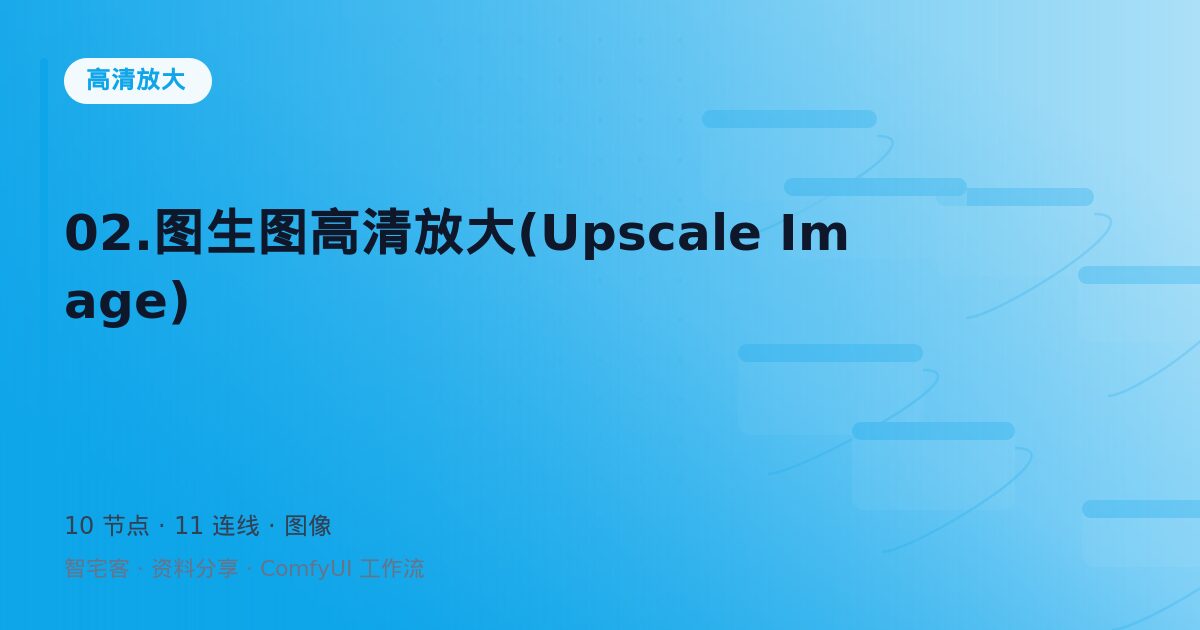 02.图生图高清放大(Upscale Image)