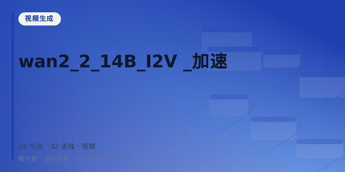 wan2_2_14B_I2V _加速 封面