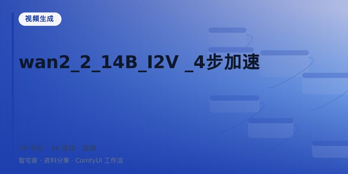 wan2_2_14B_I2V _4步加速 封面