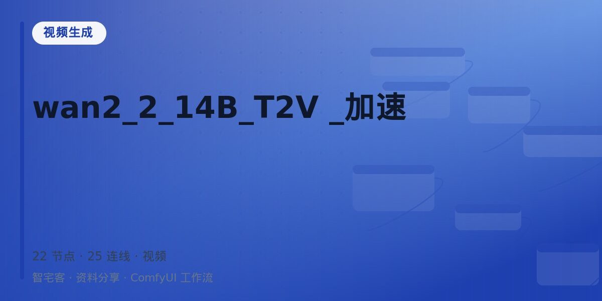 wan2_2_14B_T2V _加速 封面