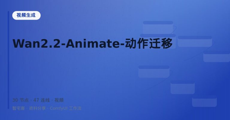 Wan2.2-Animate-动作迁移