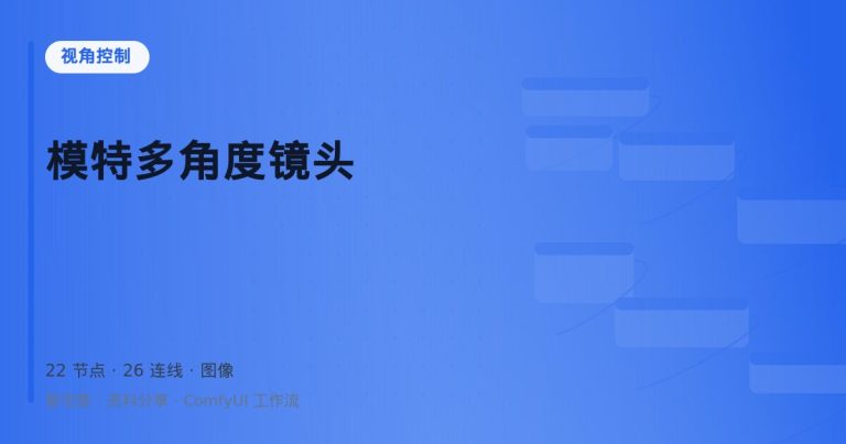 模特多角度镜头